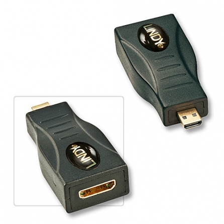 Adattatore Mini HDMI (Tipo C) Femmina a Micro HDMI (Tipo D) Maschio