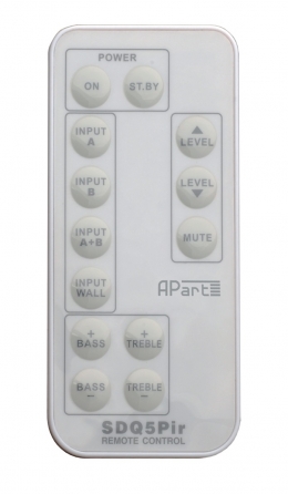 Coppia di diffusori da parete Biamp SDQ5PIR-W (di cui uno attivo e uno passivo), 2x15W