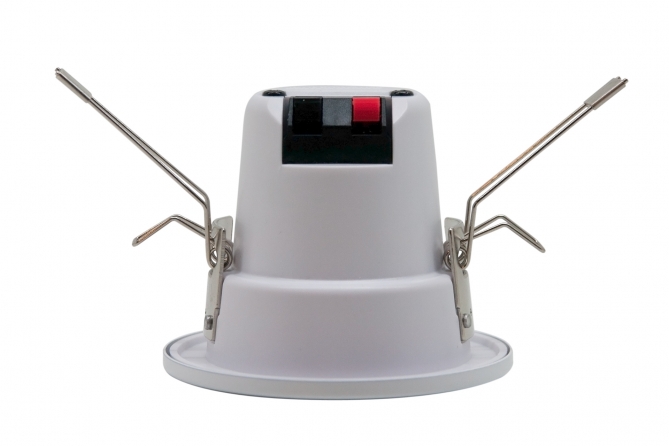 Mini diffusore da incasso a soffitto con sistema di installazione tramite clip Earthquake "ACS3.0", diametro woofer 3", 45W