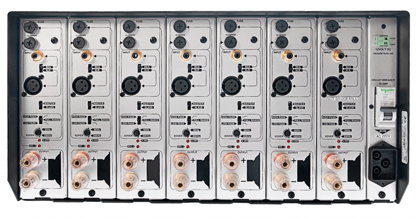 Amplificatore di potenza per home theatre multicanale Eartquake "Cinenova-Grande", con 7 canali e 1000WRMS