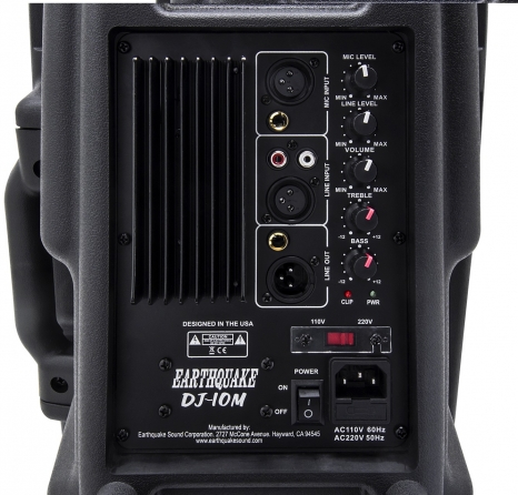 Diffusore amplificato da monitor/PA a 2 vie Earthquake "DJ-10M", diametro woofer 10" 600W