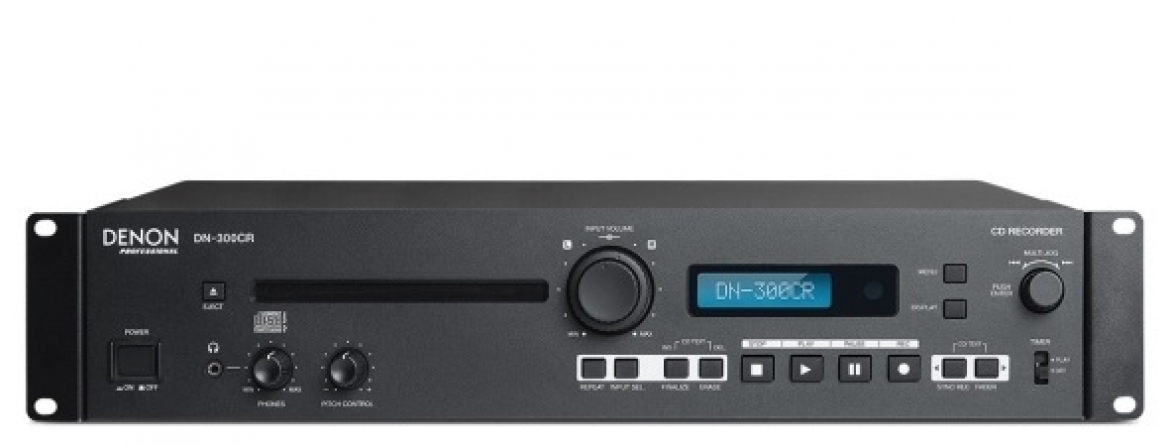 CD player/recorder Denon DN300CR, 2U rack