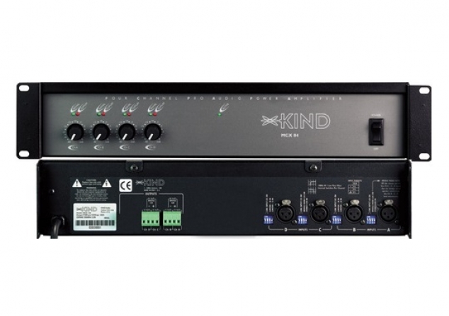 Amplificatore multizona classe H Kind Audio MCX 124, 4 canali