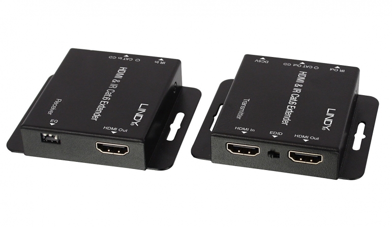 Extender HDMI & IR Cat.6 con porta HDMI locale, 50m