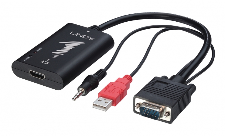 Convertitore VGA & Audio a HDMI 1080p