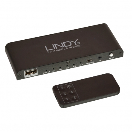 Switch Scaler HDMI 2.0 4K UHD 5:1, 3D 2160p60 con supporto video 4K
