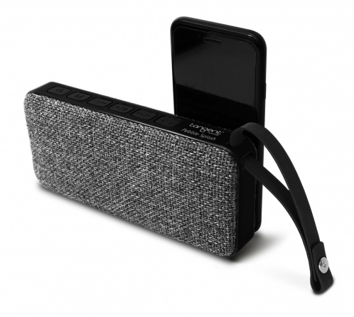 Mini diffusore portatile Wireless con Bluetooth Tangent "Pebble Splash" (nero)
