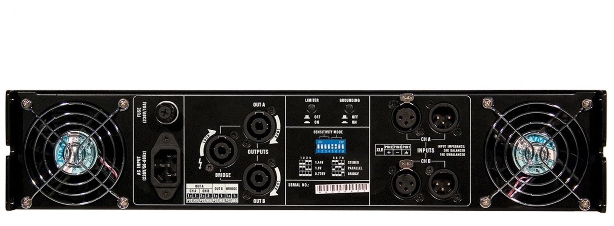 Amplificatore classe AB T&M Systems SA40, 2 canali