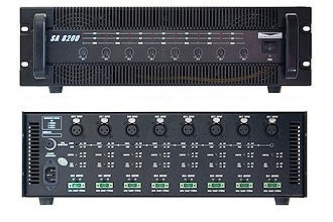 Amplificatore classe AB T&M Systems SA8200, 8 canali