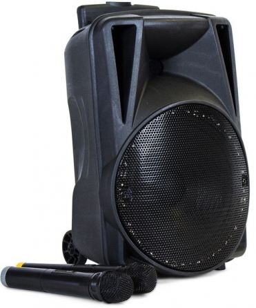 Sistema audio portatile con Bluetooth e microfono Wireless Eltax "Voyager 10 BT", 250W (nero)