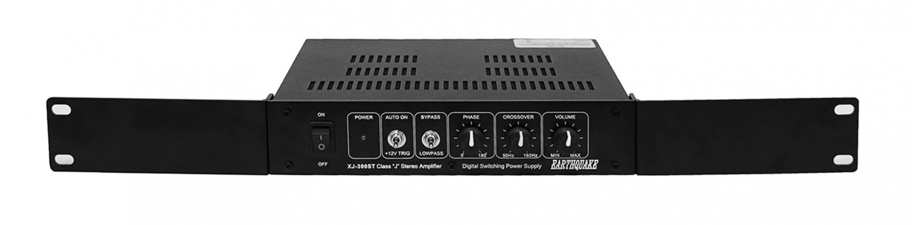 Amplificatore stereo compatto multicanale Eartquake "XJ-300ST", con 2 canali e 170W