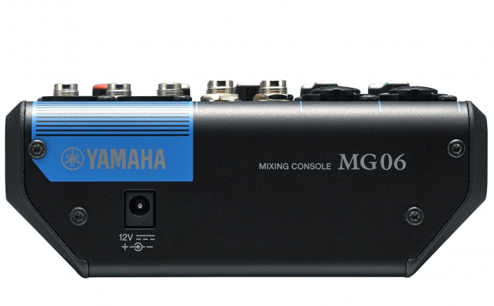 Mixer analogico Yamaha MG06, 6 canali
