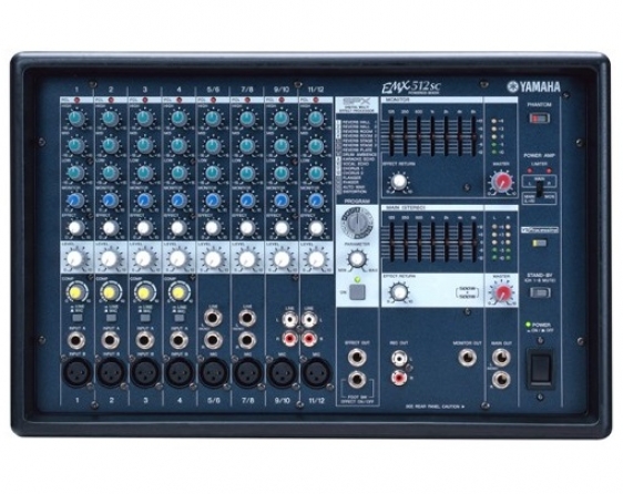 Mixer amplificato Yamaha EMX512SC, 500W