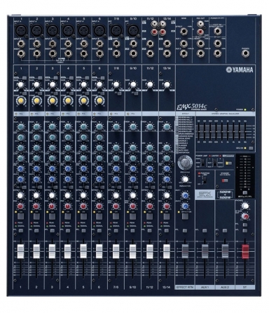 Mixer amplificato consolle 10 canali Yamaha EMX5014C, 500W