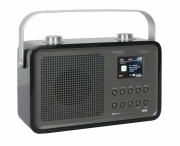 Radio portatile Wireless FM/DAB/DAB+ con Bluetooth Tangent "DAB2go+", (nero lucido)
