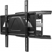 Supporto da parete orientabile con snodo per monitor da 32" a 70", nero