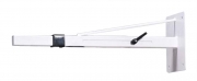 Staffa regolabile 60/90cm per il fissaggio a parete di supporti per videoproiettore a regolazione micrometrica linea "Arakno" (bianco)