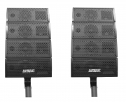 Coppia di diffusori midrange a 2 vie Earthquake "DJ-QUAKE-ARRAYS", diametro woofer 4" 100W