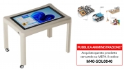 Tavolo interattivo STEM e robotica, con tavolo Wacebo 90cm Windows e kit Engino ERP Pro 