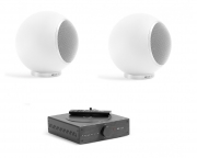 Mini impianto stereo Hi-Fi con Bluetooth Elispon "Mini Music system" (bianco opaco)