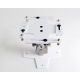 Supporto professionale per videoproiettore arakno con regolazione micrometrica 18cm + prolunga bianco