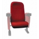 Seduta per poltrona Home Cinema in tessuto Lumene "Hollywood Confort", (rosso)